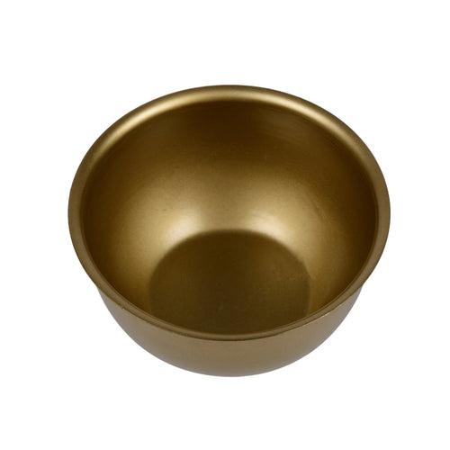 Simple Bowl Metal Planter/Pot in Gold Finish or White