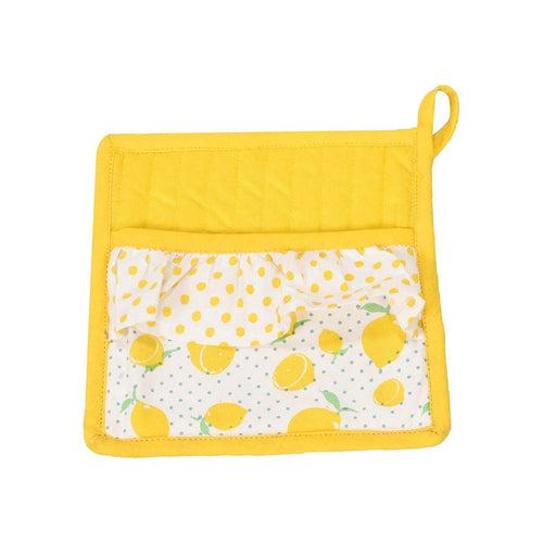 2 Piece Cotton Plate Holder and Wipe Cloth Set
