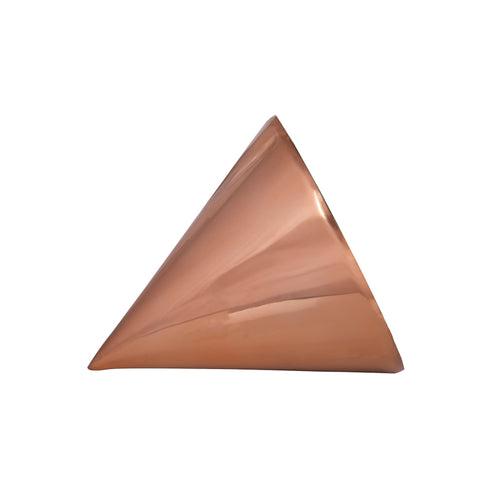 Conical Table Mirror Ornament in Gold or Rose Gold Finish
