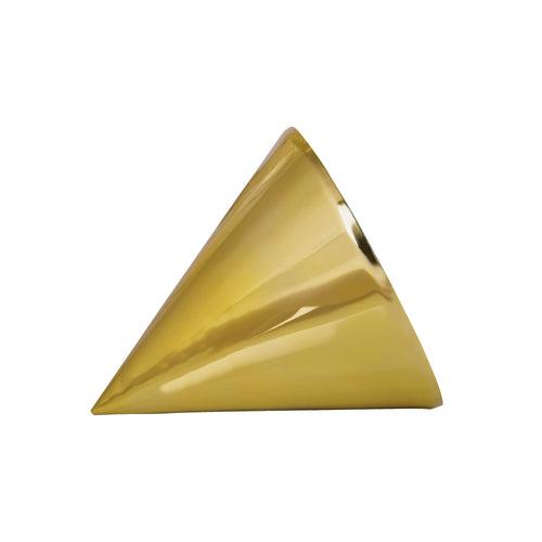Conical Table Mirror Ornament in Gold or Rose Gold Finish