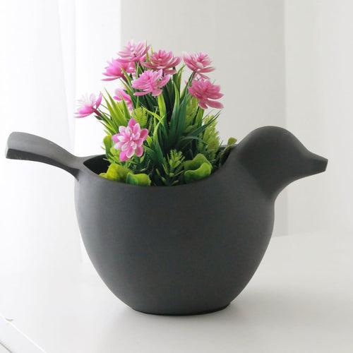 "Peace & Dove" Metal Table Top Planter in 2 Colours