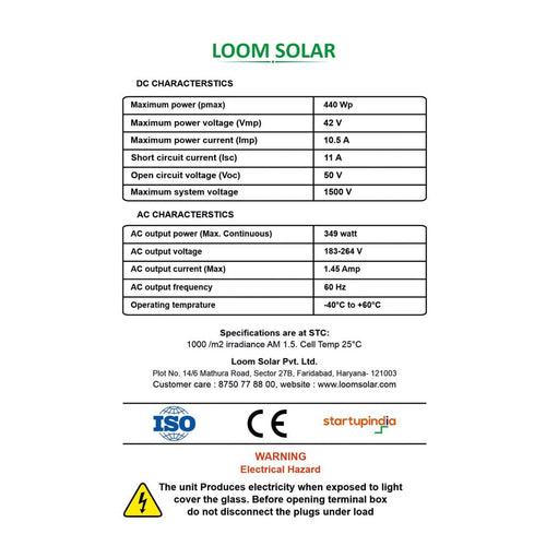 Loom solar 10 kw on-grid solar system