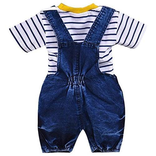 Unisex Patch Work Dungaree Dress