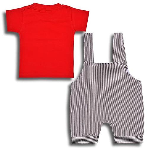 Boys T-shirt and Dungaree