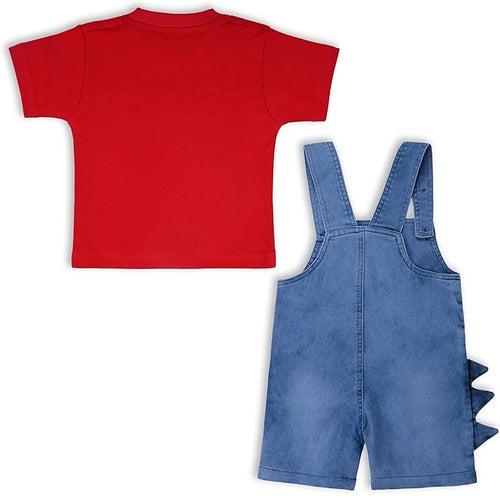 Baby Boys T-shirt And Dungaree For Boys