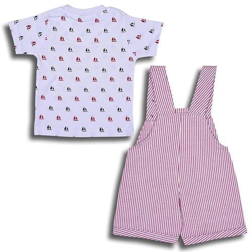 Baby Boys T-shirt and Dungaree