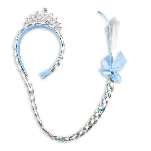 Girls Crown One Side Braided Hair Extension Headband