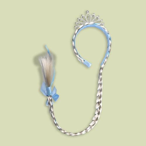 Girls Crown Two Side Braided Hair Extension Headband