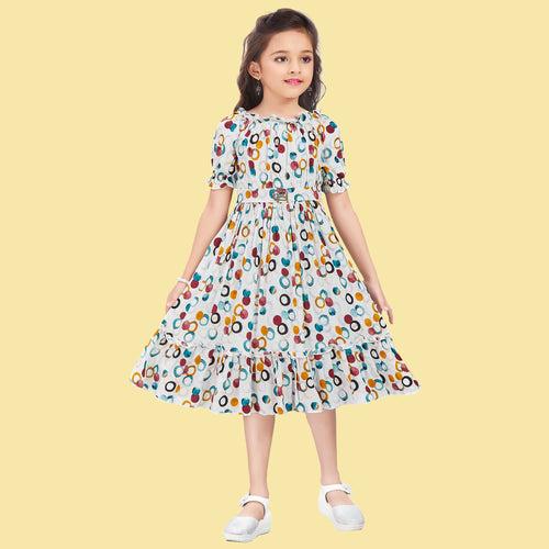Girls Fit and Flare Dress