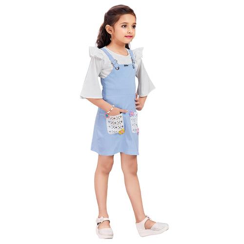 Girls Dungaree Set