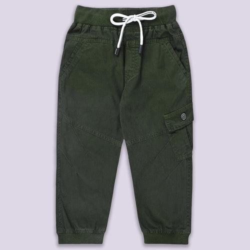 Boys Grey Regular Fit Jogger Jeans