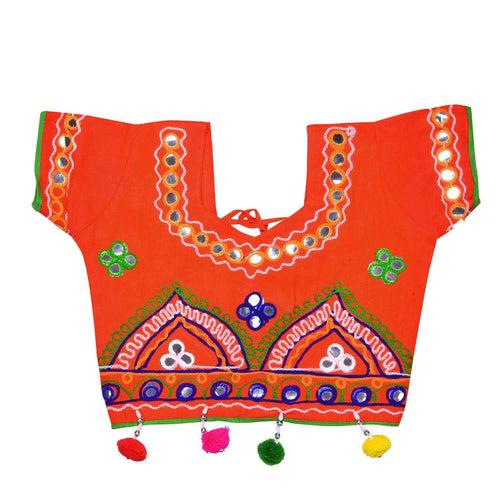 Girl's Cotton Ghaghra Choli, Leghnga Choli, Chania Choli 143org