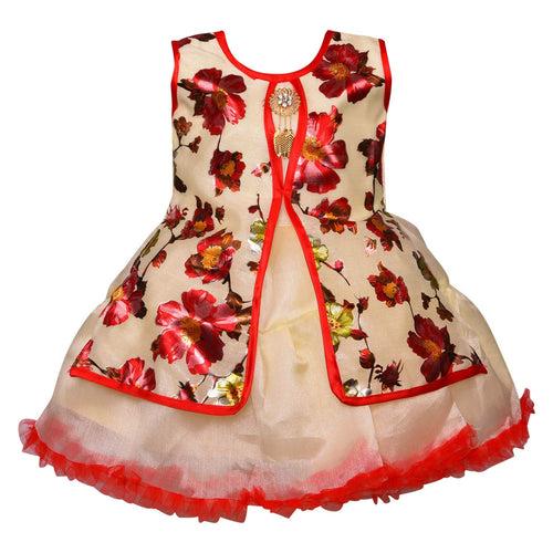 Baby Girls Net Partywear Frock Dress fe2627