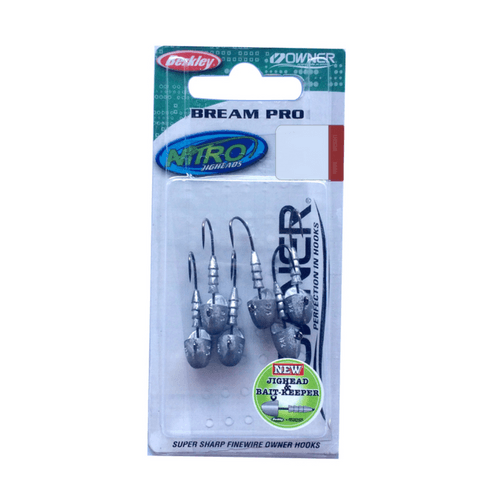 Berkley Nitro Bream Pro Jigheads | Size: 1-2/0 | 1/4oz-1/6oz