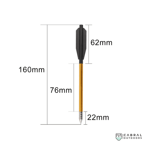 Arrow Aluminum Bolt for Pistol Crossbows | 10pcs/pk