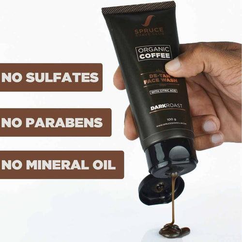 De Tan Coffee Face Wash | Citric Acid & Glycolic Acid