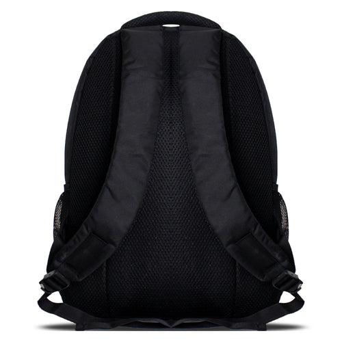 Get-Un-barred Wave Laptop Backpack (Black+Grey)