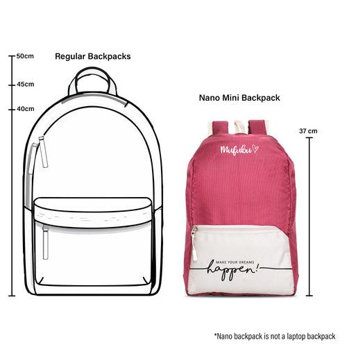 Nano Backpack 15 Ltr Now Or Never Wine + Beige