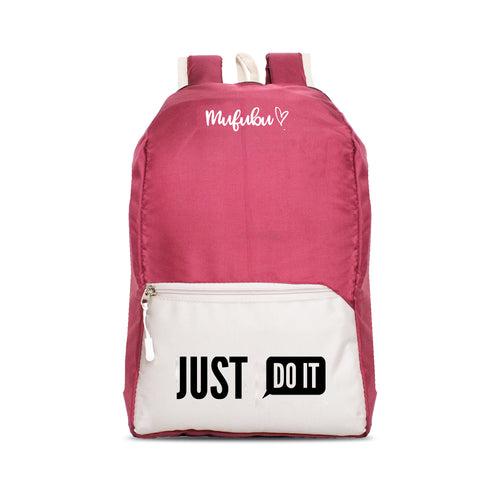 Nano Backpack 15 Ltr Just Do It Wine + Beige