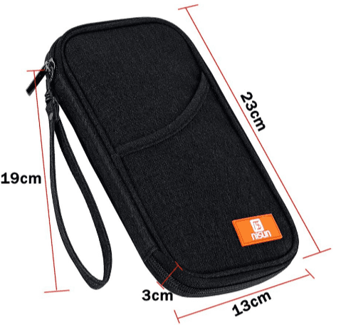 Nylon Travel Passport Holder