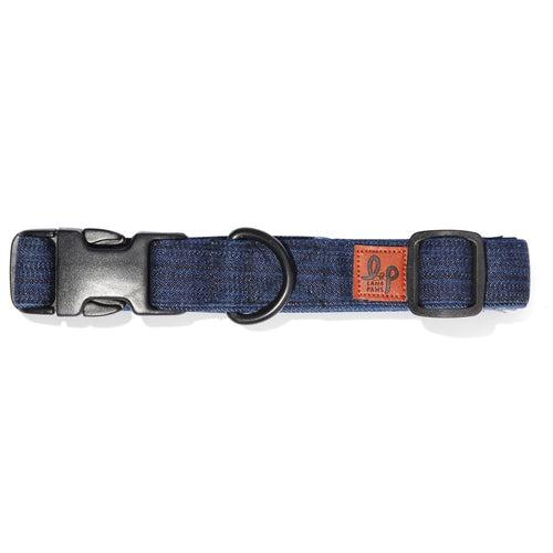 Dog Collar Neck Belt - Mumma's Girl Embroidered Denim