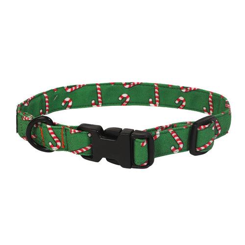 Christmas Dog Collar Belt - Candy Cane