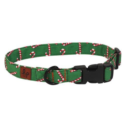 Christmas Dog Collar Belt - Candy Cane