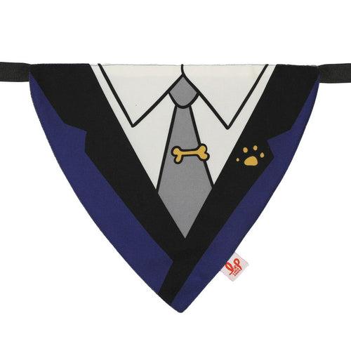 The Dapper Dog Tux Bandana  - Blue