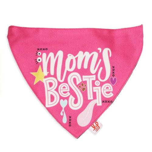 Adjustable Dog Bandana/ Dog Scarf (Pink) - Mom's Bestie