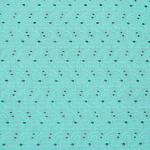 Aqua Butterfly Hakoba Fabric