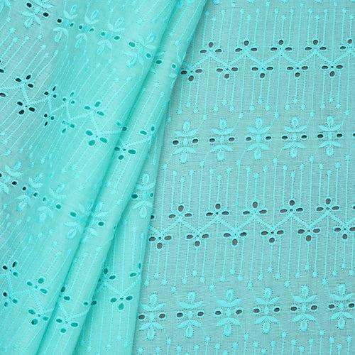 Aqua Dot&Knot Hakoba Fabric