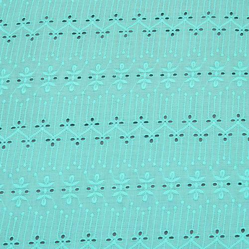 Aqua Dot&Knot Hakoba Fabric