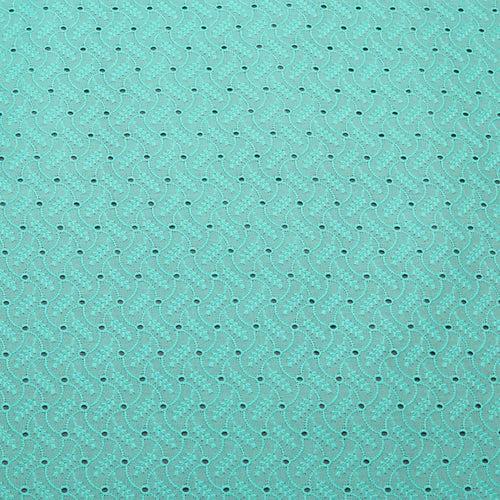 Aqua Fern Hakoba Fabric