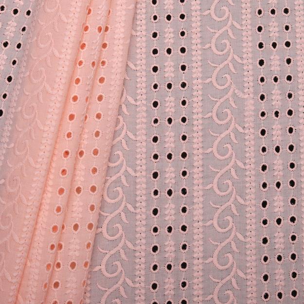 Araku Peach Hakoba Fabric