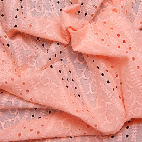 Araku Peach Hakoba Fabric