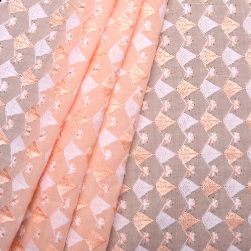 Calla Peach Hakoba Fabric