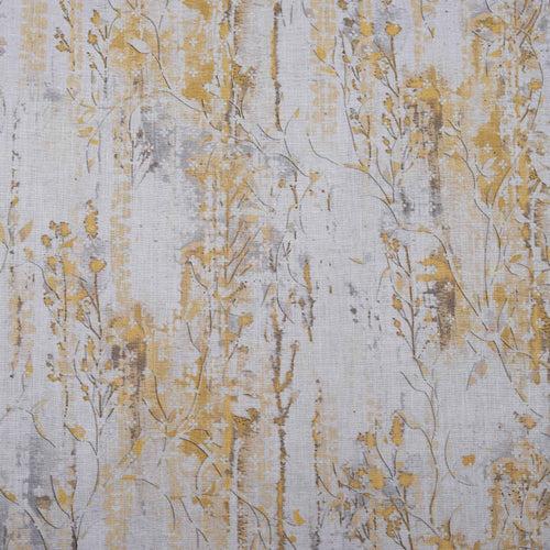 Caramel Leaves Absract Print Hakoba Fabric