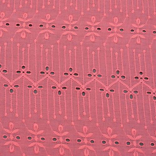 Dark Peach Dot&Knot Hakoba Fabric