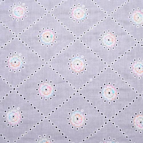 Hexa White Hakoba Fabric