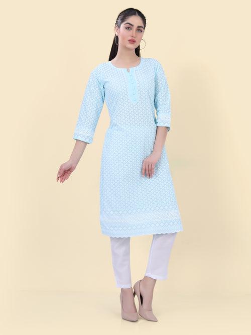 MIA BLUE HAKOBA KURTA