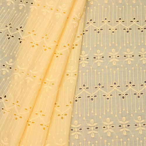 Yellow Dot&Knot Hakoba Fabric