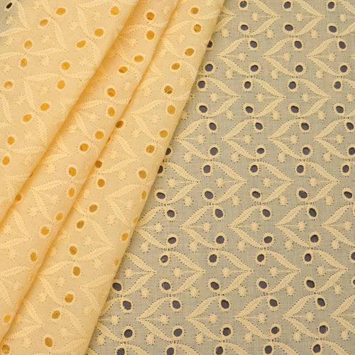 Yellow Leaves Hakoba Fabric