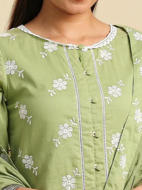 AFREEN MUL KURTA & DUPATTA SET