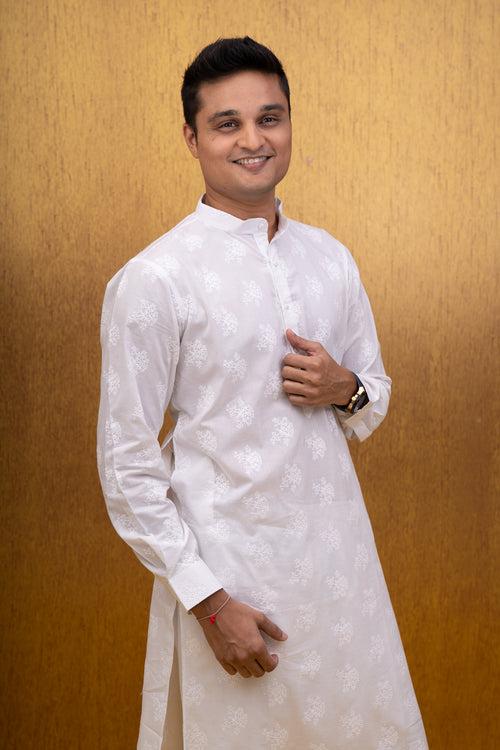 ANOKHI BASIC COLLARED KURTA