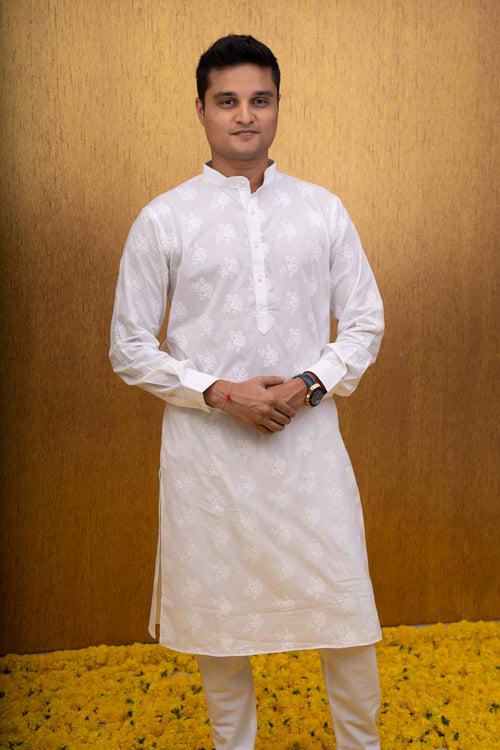 ANOKHI BASIC COLLARED KURTA