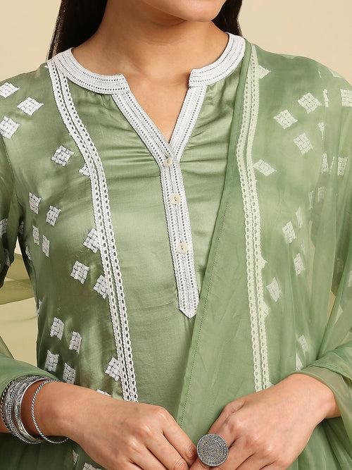 FIZA MODAL SATIN KURTA & DUPATTA SET