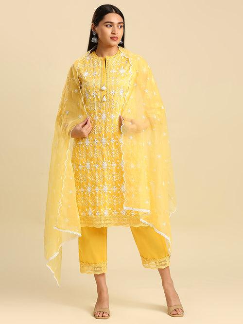 GUL-MINA KURTA & DUPATTA SET