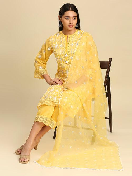 GUL-MINA KURTA & DUPATTA SET