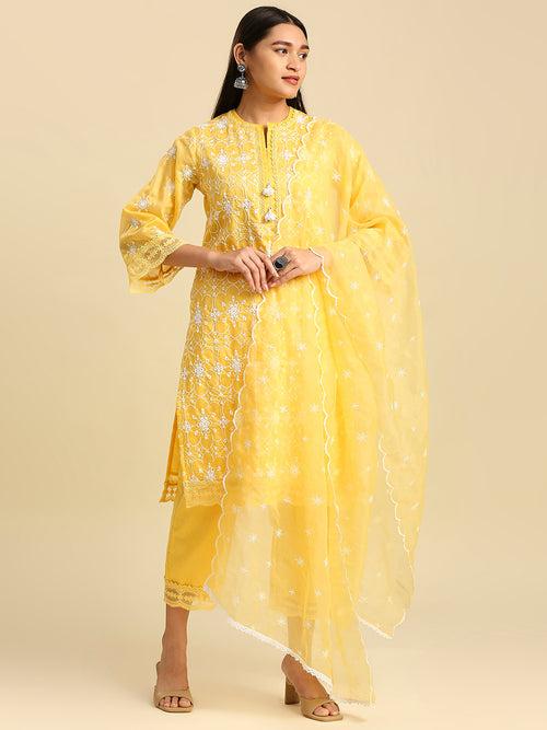 GUL-MINA KURTA & DUPATTA SET