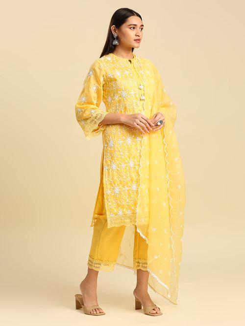 GUL-MINA KURTA & DUPATTA SET